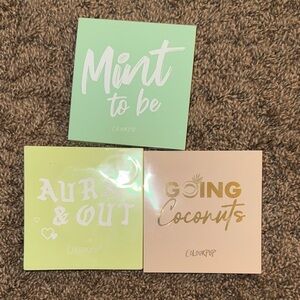 ColourPop palette bundle of 3 lightly used see pics no box
